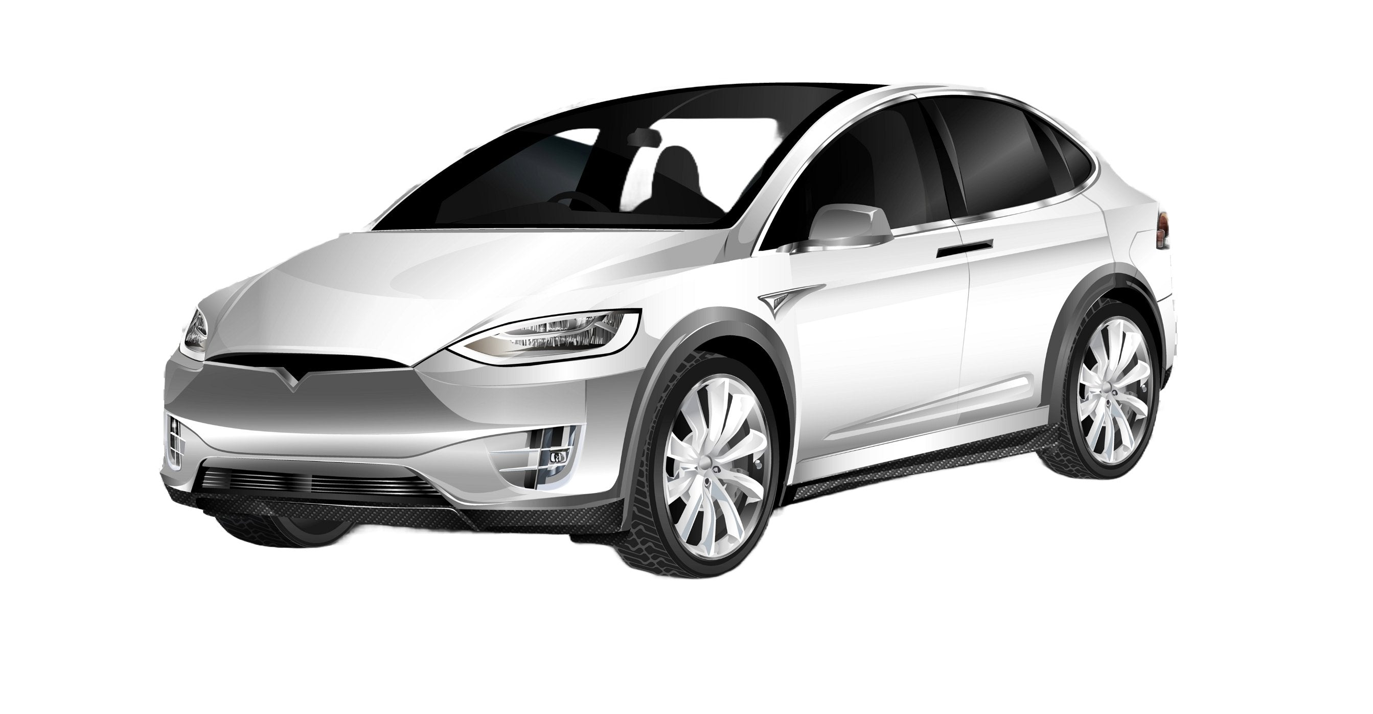 683861 Guardliner Ensemble de tapis de sol pour TESLA Model X (5YJX