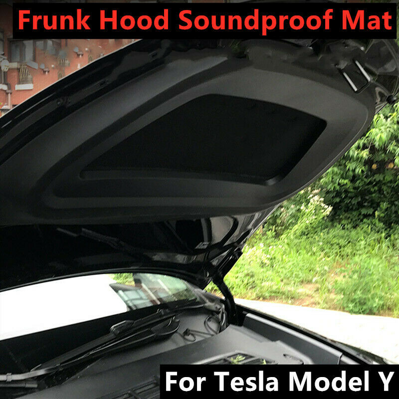 Tesla Model Y Frunk front trunk lid soundproof insulation hood pad wit