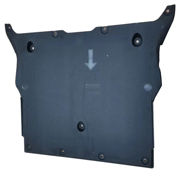Front Engine Splash Shield Guard Under Cover For 2020-2022 Tesla Model 3 & Model Y - YLT Auto Black Plastic