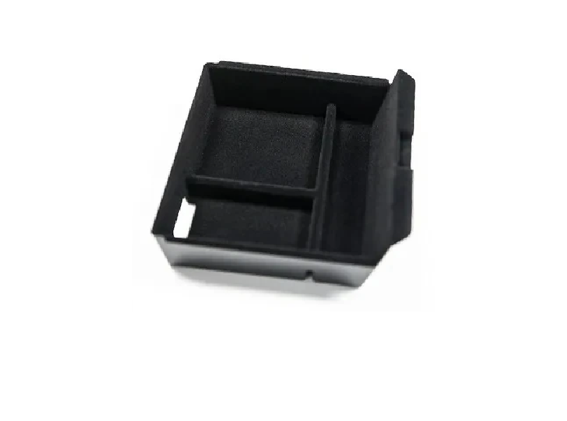 Tesla Model 3 Highland Front Center Console Organizer Tray, Flocked W/ Data Cable Hole, 2024-2026