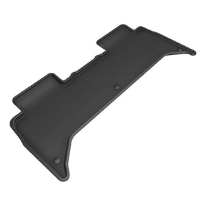 Rivian R1T 3D Maxpider Kagu 2nd Row Floormat, Black 2022-2024