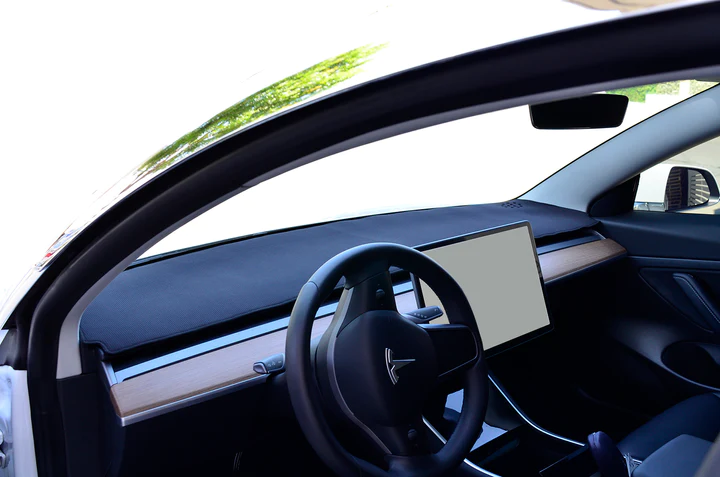 Tesla Model 3, Y Dash Mat, Black, 2017-2024