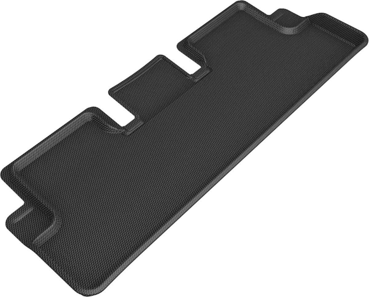 Tesla Model 3 3D MAXpider Kagu 2nd Row Floormats, Black, 2020-2023