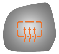 Nissan Leaf Left Driver Replacement Door Mirror Glass Lens, 2011-2012