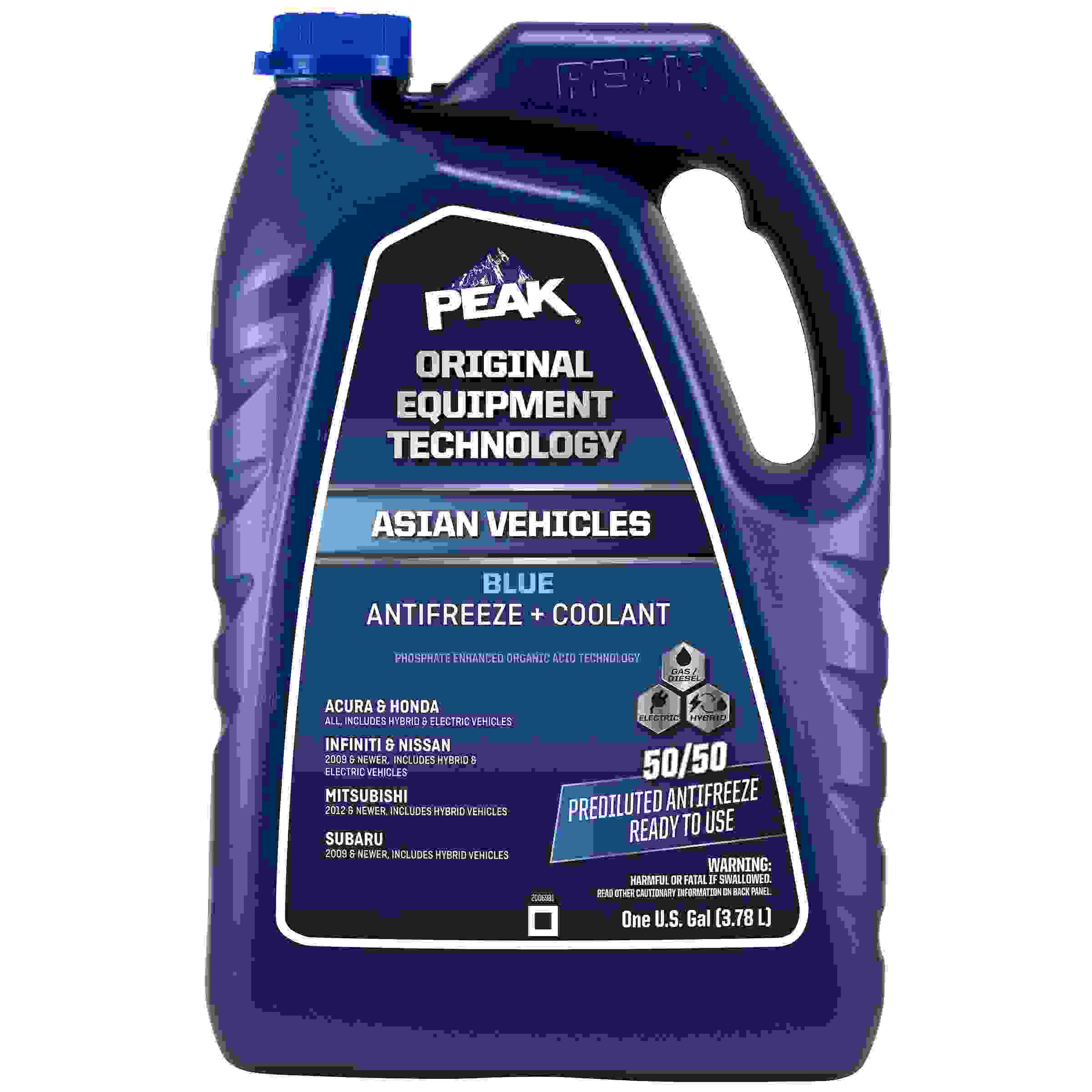 Nissan Leaf Drive Motor Coolant Extended Life Blue 50/50 Pre-diluted ,1 Gallon