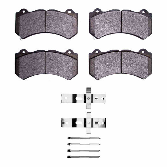 Rivian R1T, R1S DFC 5000 Advanced Ceramic Front Disc Brake Pads, W/Hardware, 2022-2024