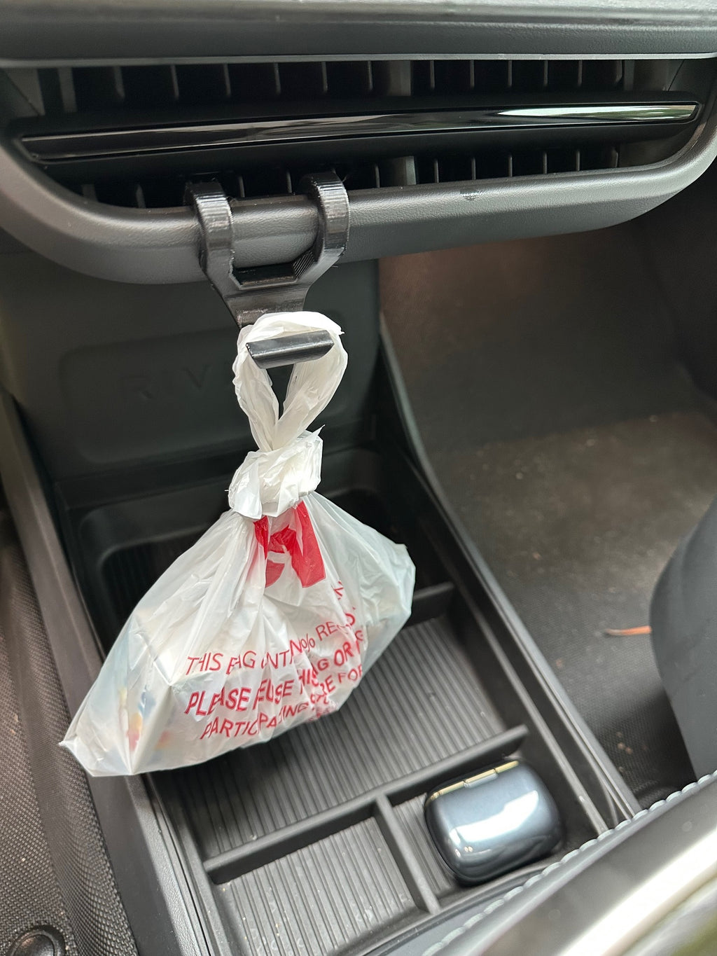 Hanger Hook for Water Bottle, Trash Bag, for Rivian