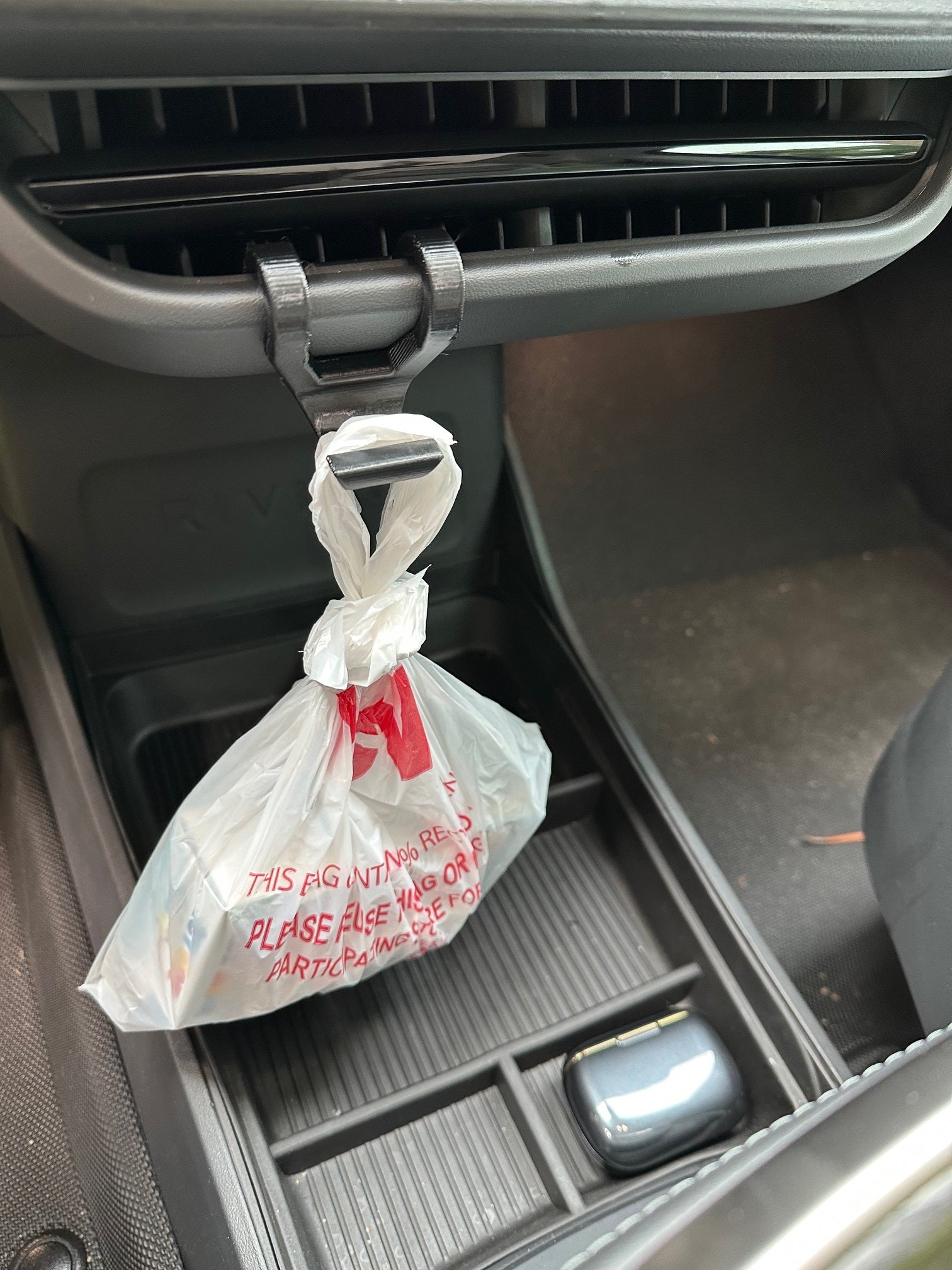 Hanger Hook for Water Bottle, Trash Bag, for Rivian