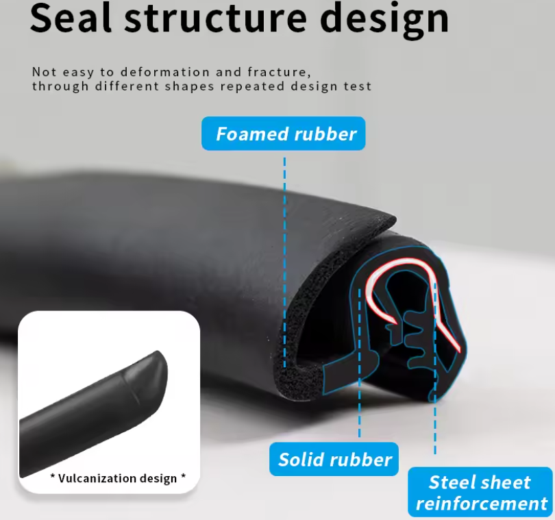 Tesla Model 3, Y B-Pillar Sound Insulation Sealing Strips