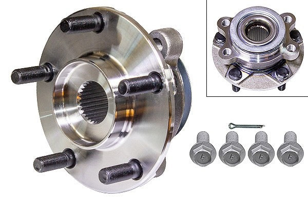 Nissan Leaf Front Wheel Bearing and Hub Assembly Repair Kit, 2011-2012