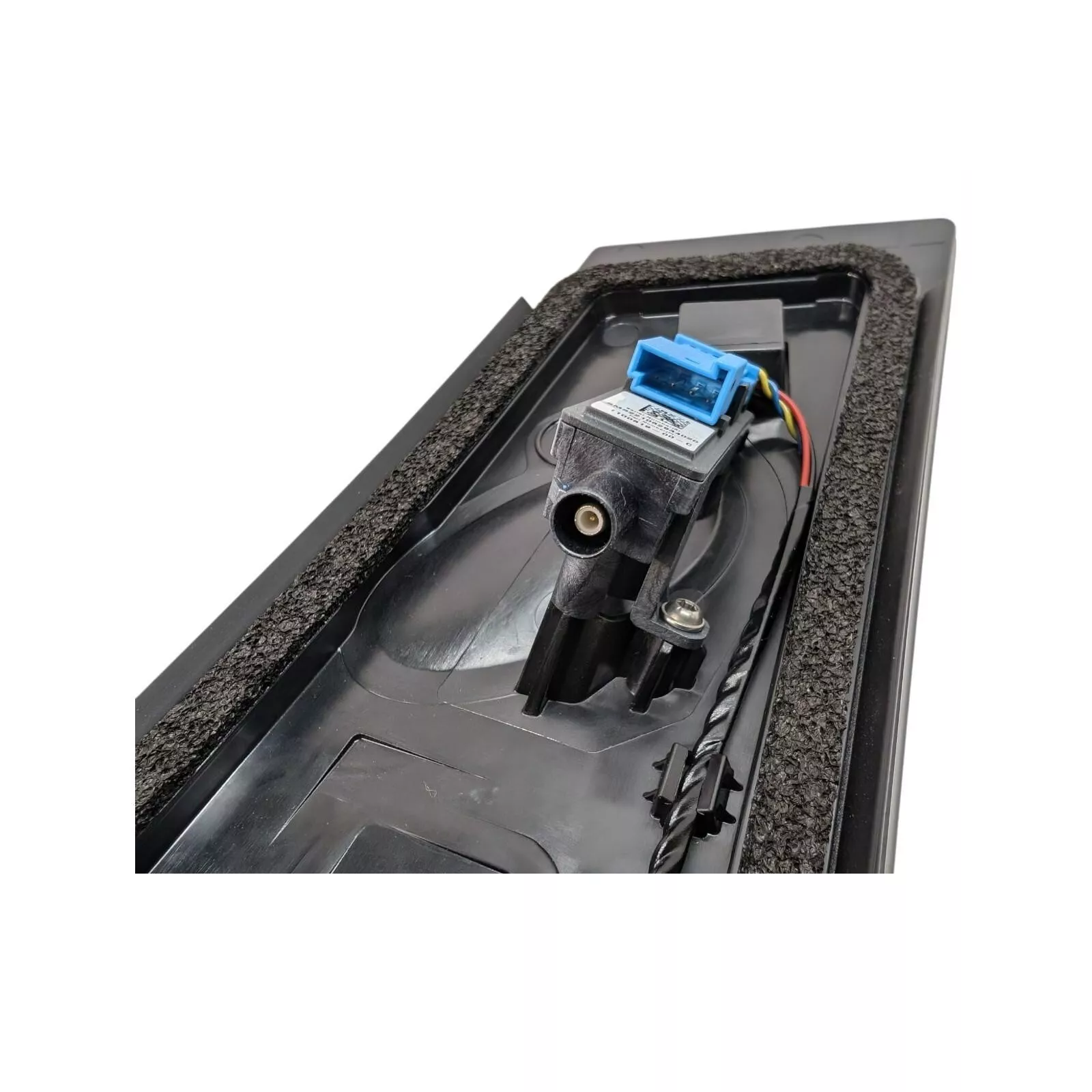 Tesla Model 3 B Pillar Glass Applique Assembly with Camera, Right, USED, 2017-2023