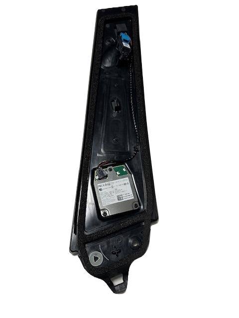 Tesla Model 3 B Pillar Glass Applique Assembly with Camera, Right, USED, 2017-2023