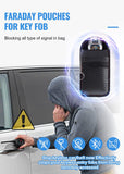 Smart Car Fortwo Key Fob Anti-Theft Shielding Faraday Bag, Pair