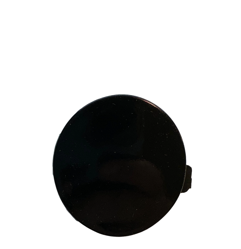 Tesla Model 3 Highland Standard Front Bumper Tow Hook Cover Cap, Solid Black, 2024-2026