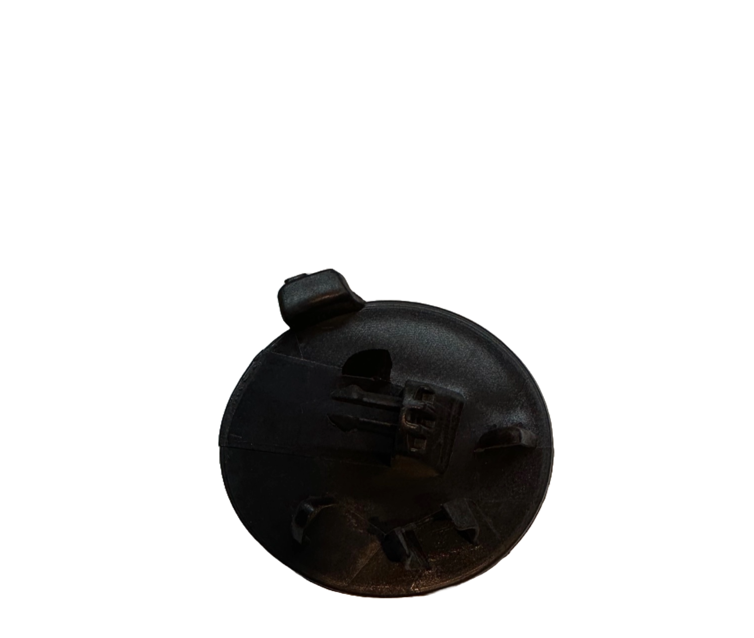 Tesla Model 3 Highland Standard Front Bumper Tow Hook Cover Cap, Solid Black, 2024-2026