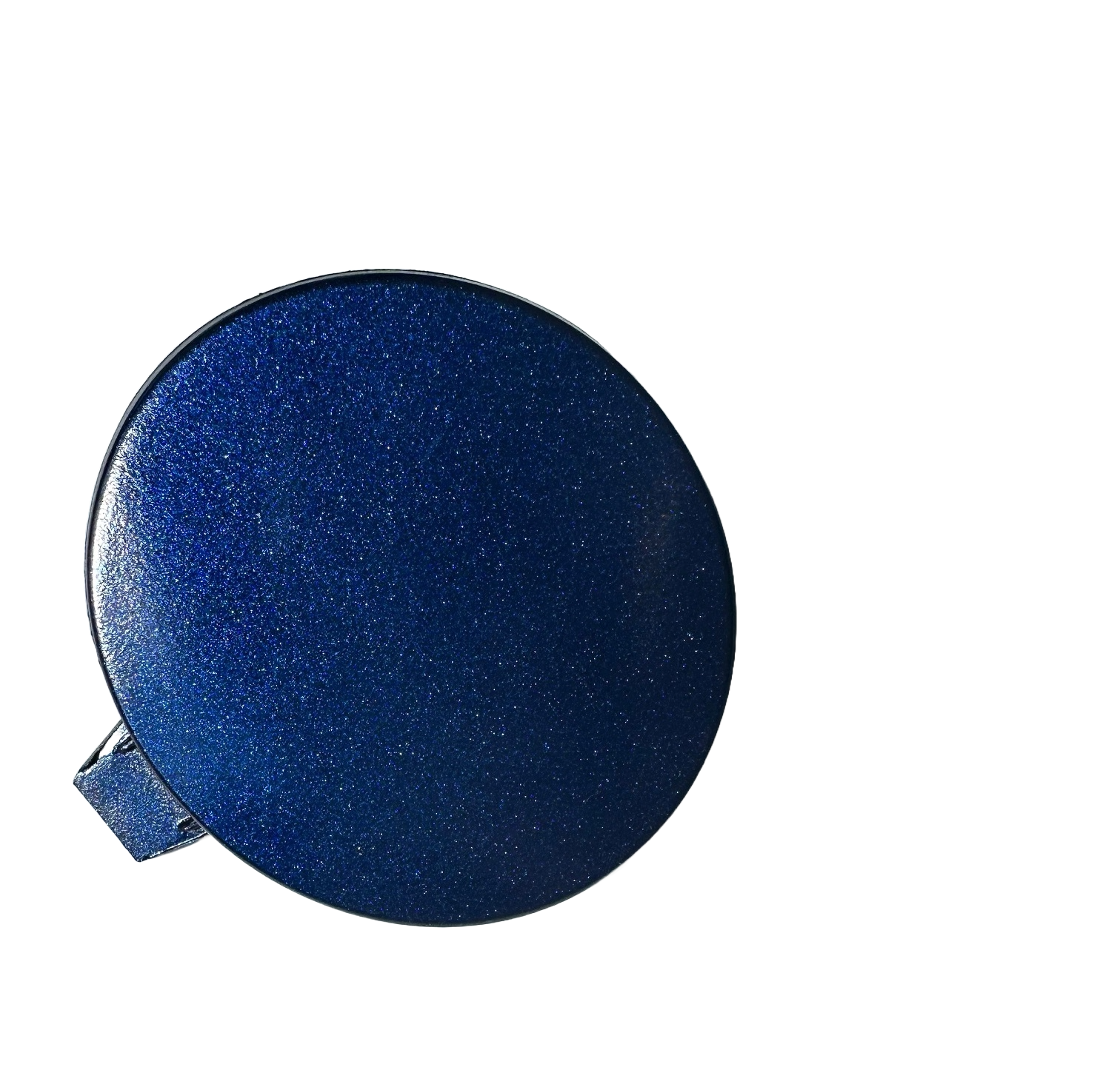 Tesla Model 3 Highland Performance Front Bumper Tow Hook Cover Cap, Deep Blue Metallic, 2024-2026