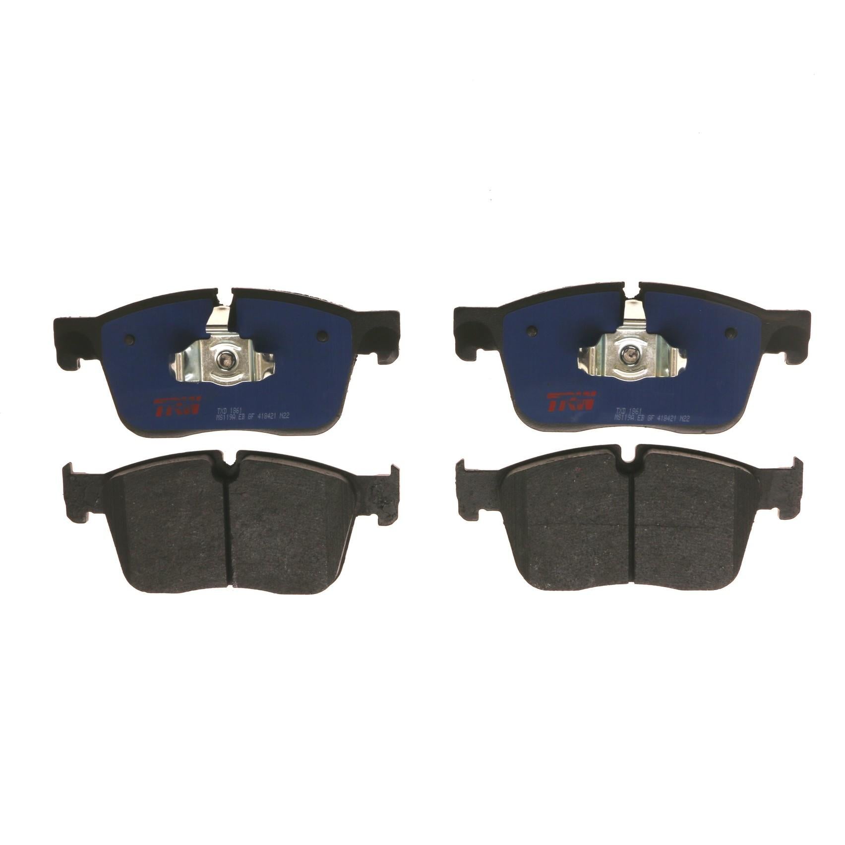 Jaguar I-Pace TRW Electric Blue Front Semi-Metallic Brake Pads, 2019-2020