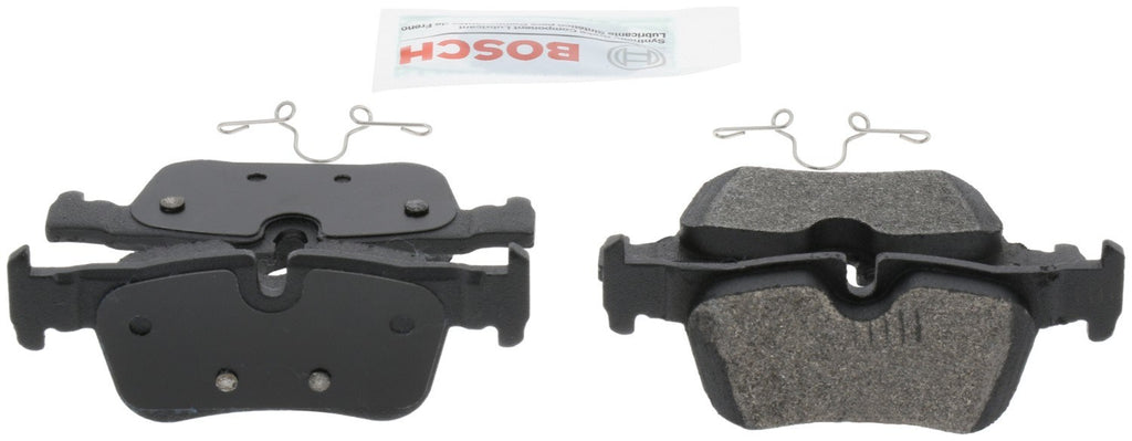 BMW I3 Rear Bosch Blue Semi-Metallic Brake Pads with Hardware, 2014-2021