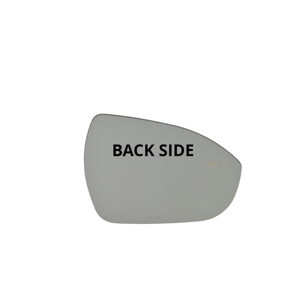 Chevy Bolt EV Left Driver Replacement Door Mirror Glass Lens, W/Blind Spot Icon, 2017-2023