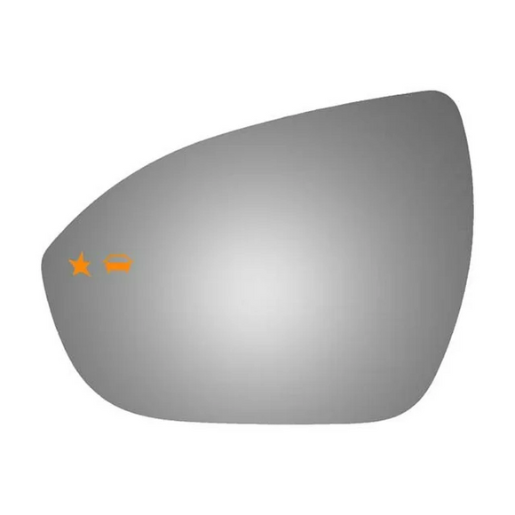 Chevy Bolt EV Left Driver Replacement Door Mirror Glass Lens, W/Blind Spot Icon, 2017-2023