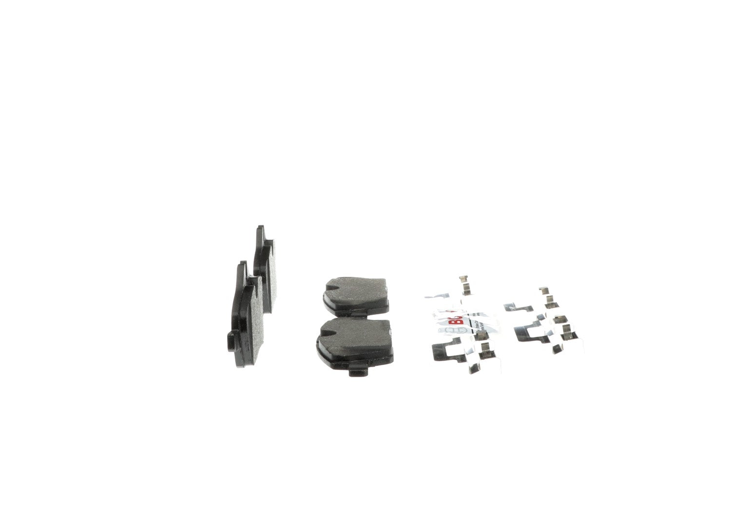 BMW I3 Front Bosch Blue Semi-Metallic Brake Pads with Hardware, 2014-2021