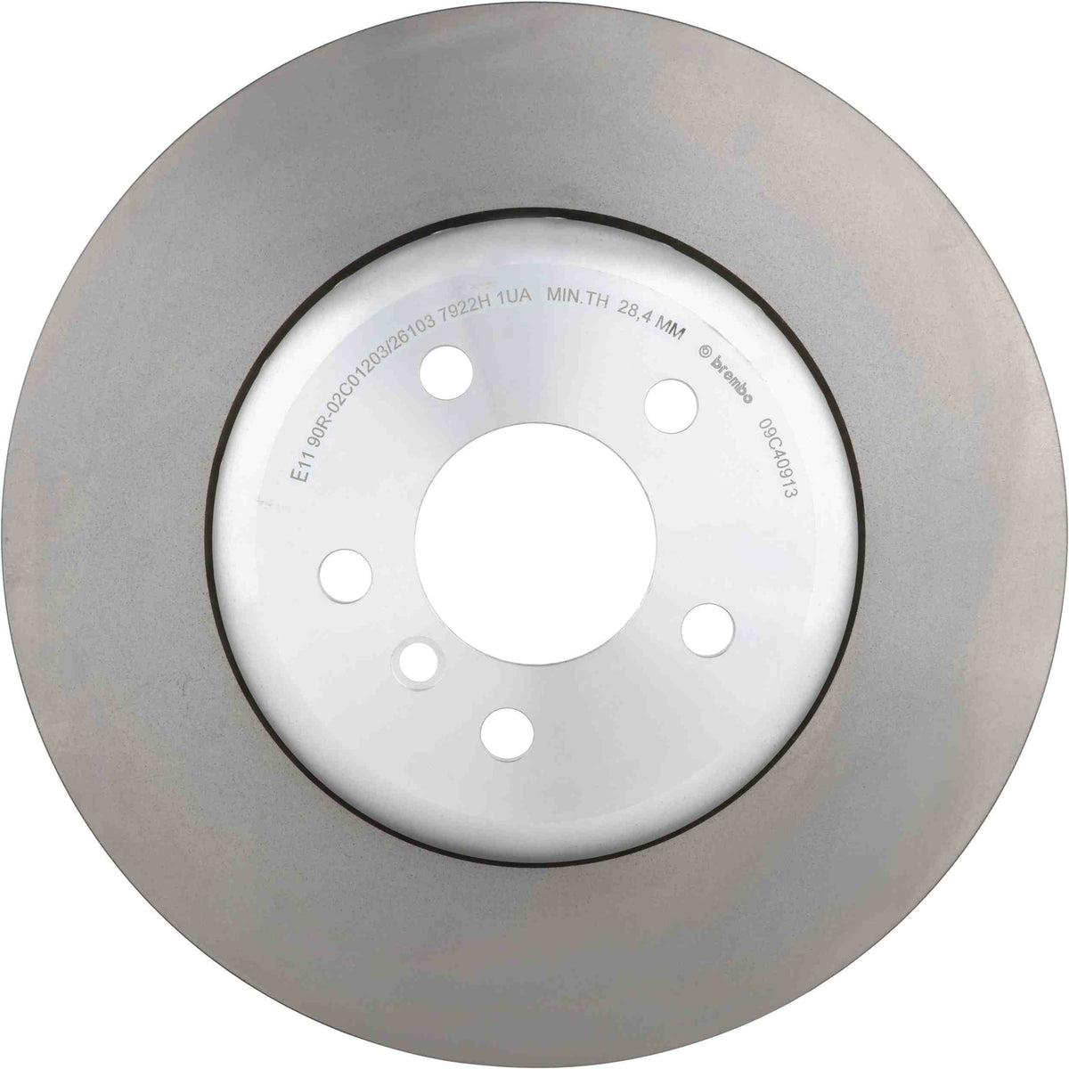 BMW I3 Brembo Premium UV Coated Rear Brake Rotor, 2014-2021