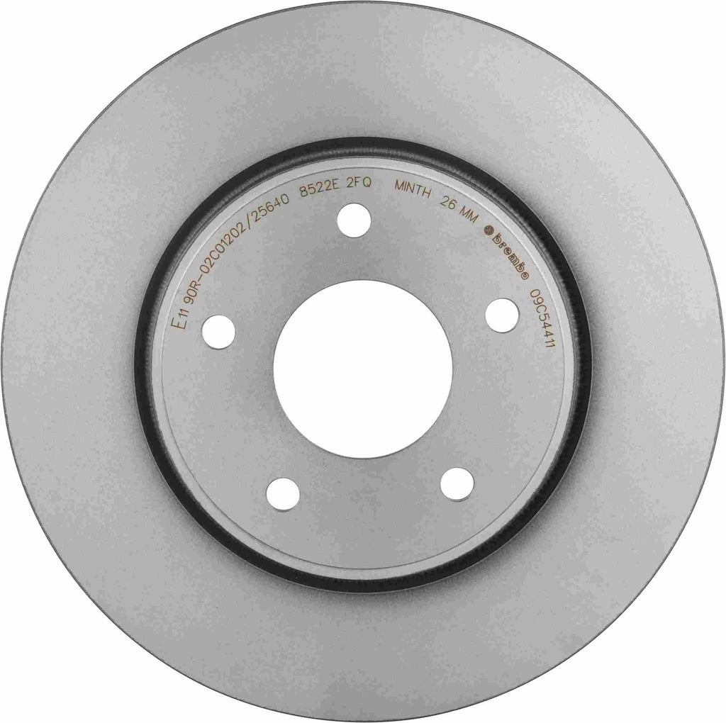 Nissan Leaf Brembo Premium UV Coated Front Brake Rotor, 2011-2025