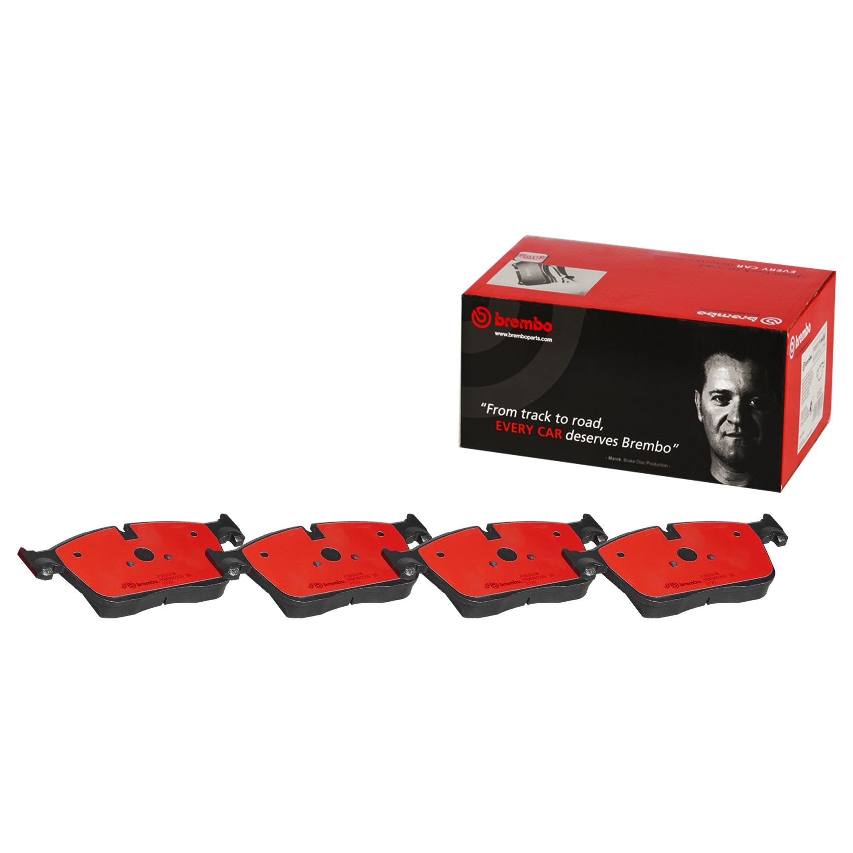 Jaguar I-Pace Premium NAO Ceramic Front Brake Pads, 2019-2020