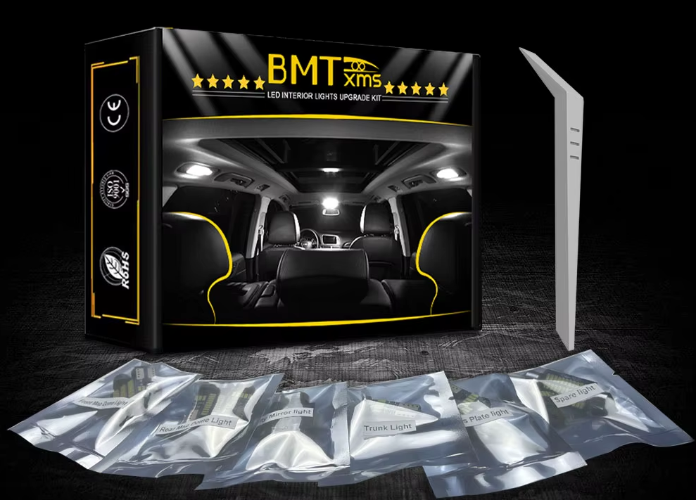 Nissan Leaf LED Interior Light Bulb Kit, Ice Blue, 11-Piece, 2018-2024