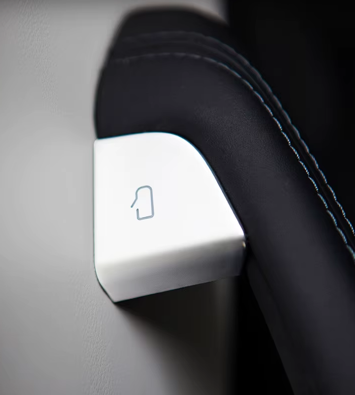 Tesla Model 3 Highland Door Open Switch, Cover Kit, Silver, 2024-2026