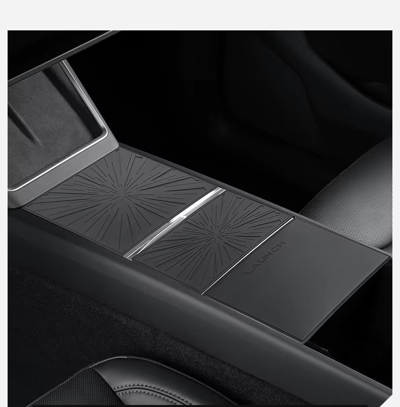 Tesla Model 3 Highland, Model Y Juniper Center Console Protectors, Silicone