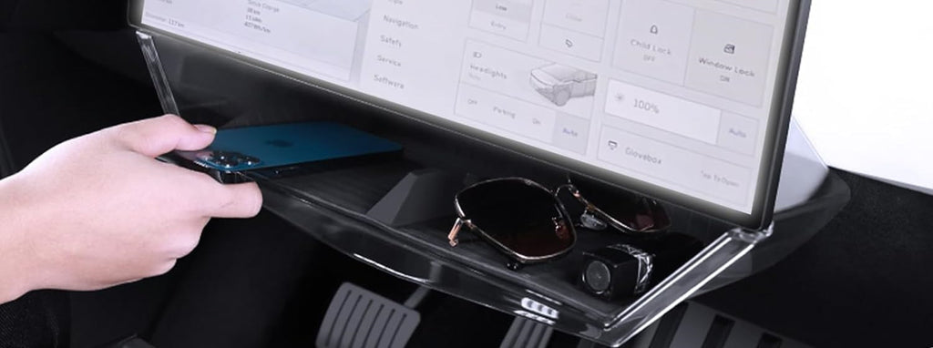 Tesla Cybertruck Under Screen Storage Tray, 2024-2026