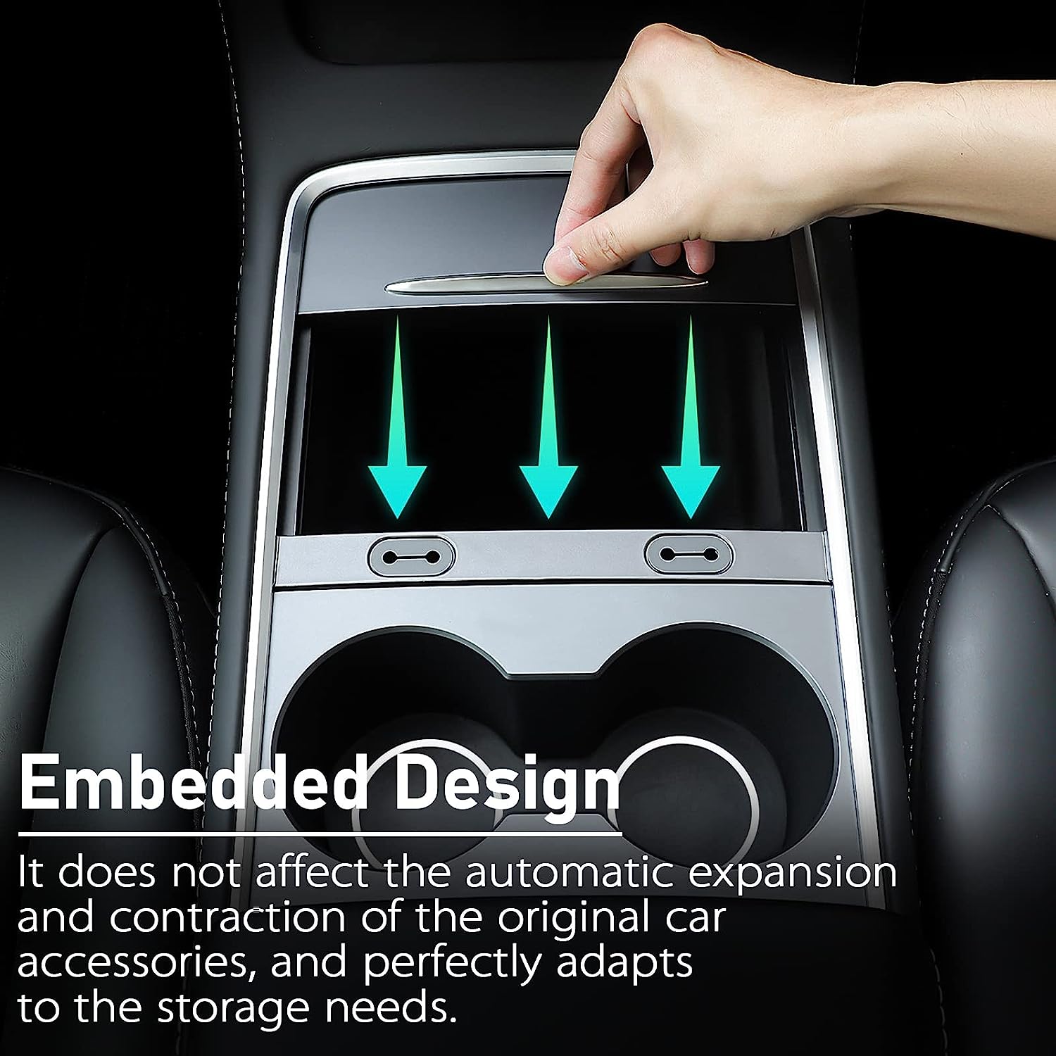 Tesla Model 3, Y Charging Cable Holder Organizer for Center Console, 2021-2023
