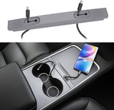 Tesla Model 3, Y Charging Cable Holder Organizer for Center Console, 2021-2023
