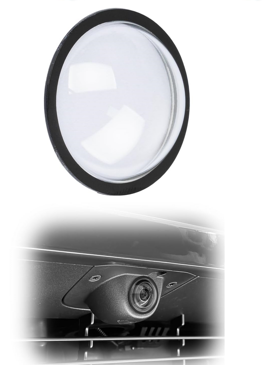 Front Bumper Camera Protection Cover for Rivian R1T, R1S