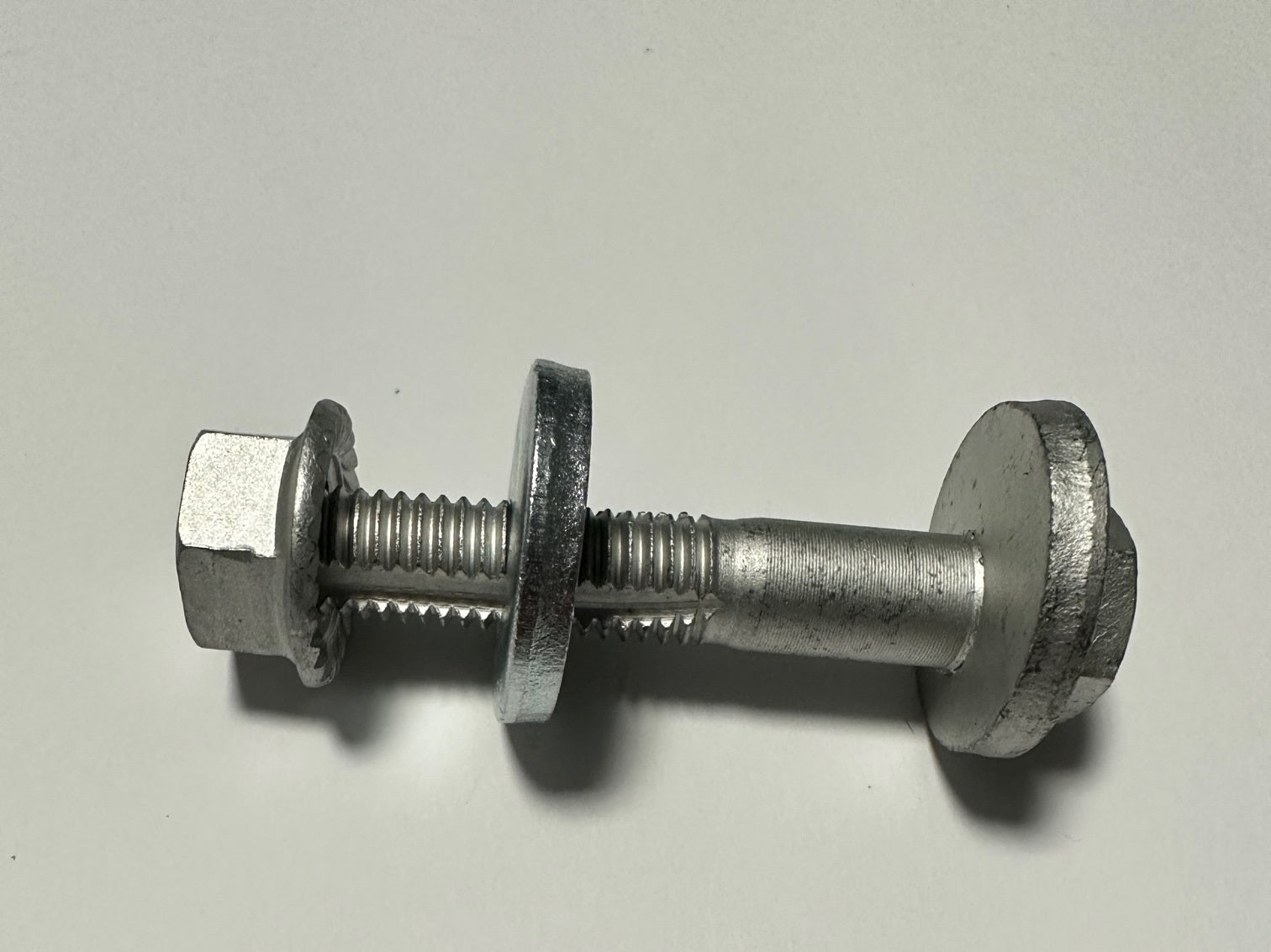 Tesla Model S, X Rear Toe Link Cam Bolt, Nut, & Washer, 2012-2021