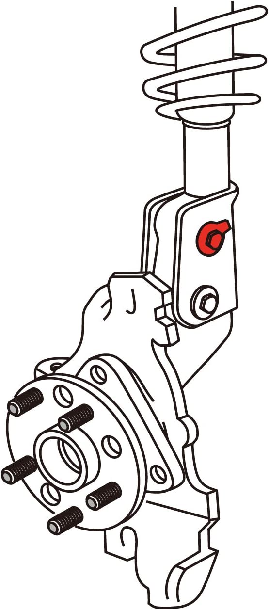 Chevy Bolt EV Front Alignment Cam Bolt Kit, 2017-2023