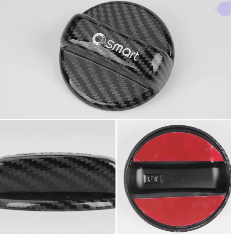 Smart Car Fortwo Carbon Fiber Gas Cap Cover