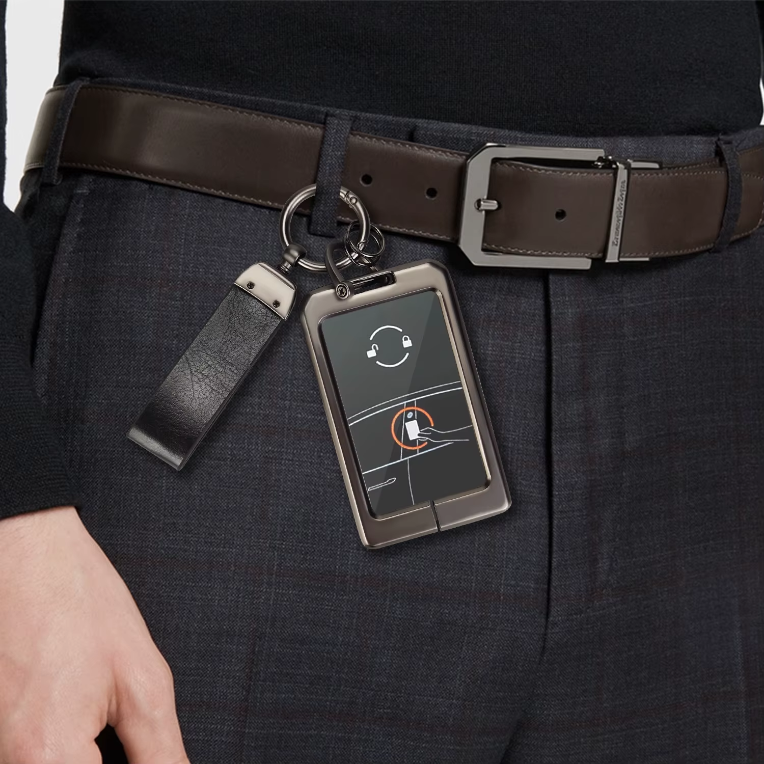 Key Card Protector Case Aluminum Alloy for Tesla Model 3, Y, Rivian