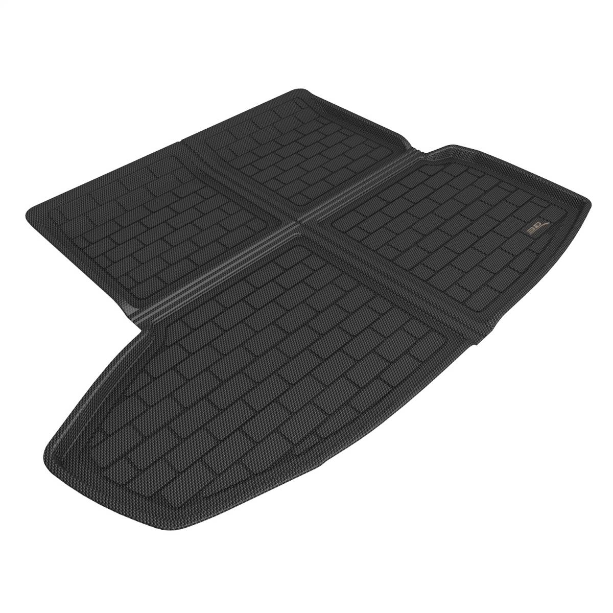 Tesla Model S 3D MAXpider Kagu Rear Upper Cargo Liner, Black, 2021-2023
