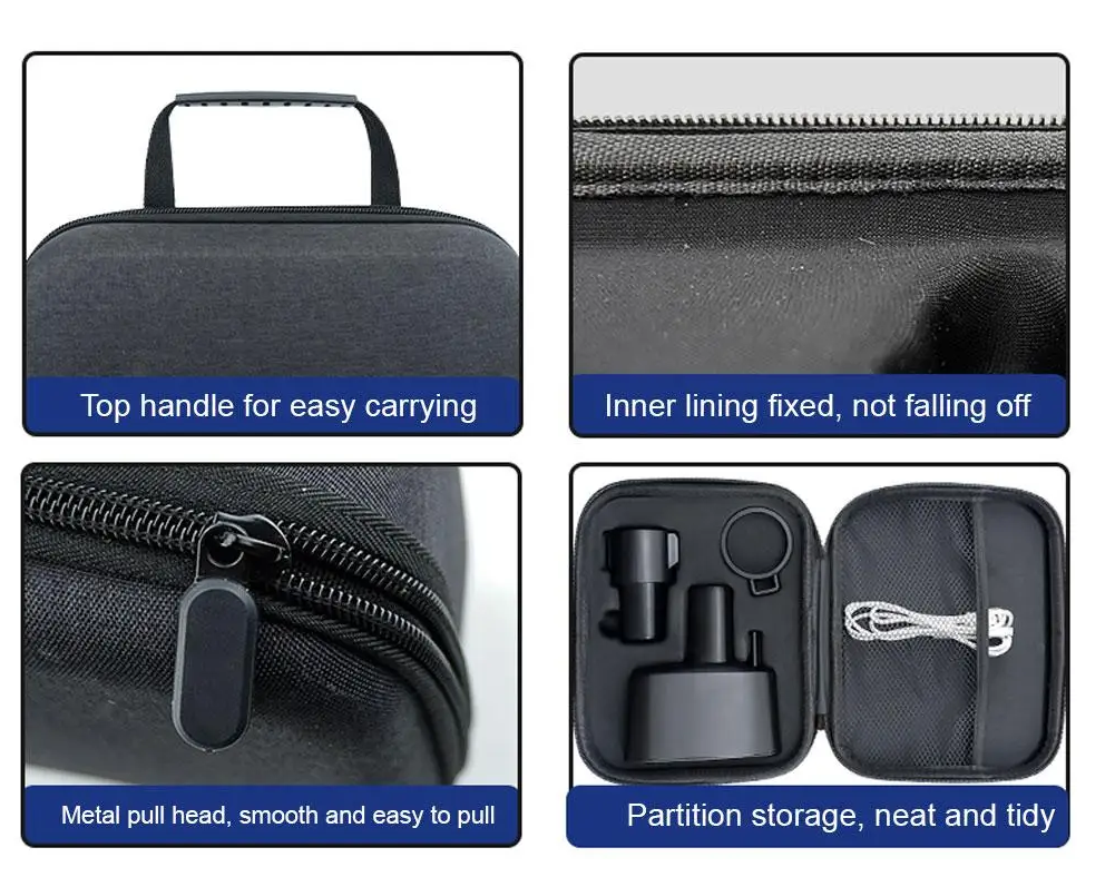 Tesla Model 3, Y, S, X, Cybertruck CCS1, J1772 Charger Adapter Storage Bag Carry Case