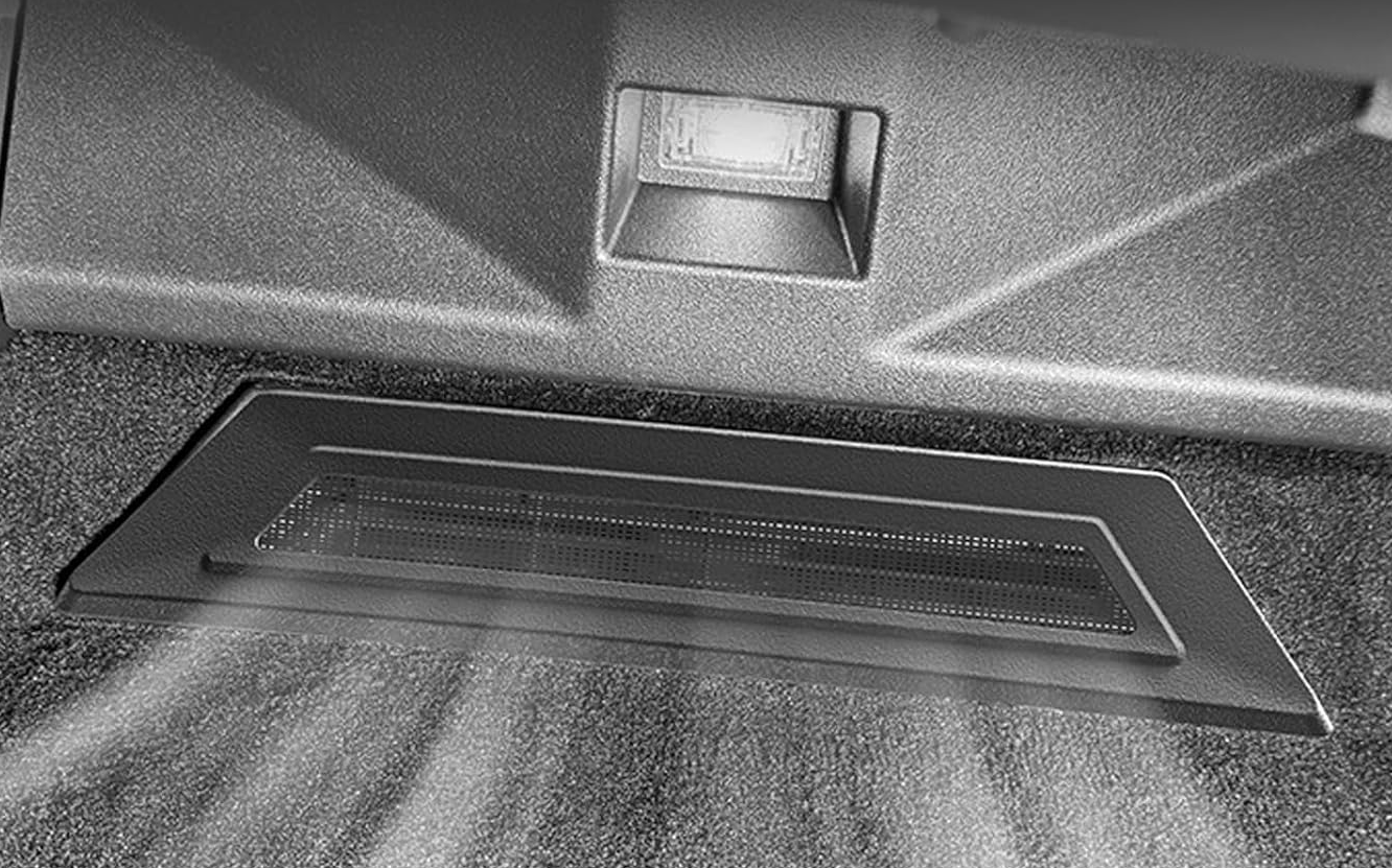Tesla Cybertruck Rear Floor Air Duct Vent Outlet Grille Cover Kit 2024-2026