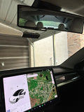 Tesla Model S, 3, X, Y, Inside Rear-View Mirror, Wide-Angle View, Convex Clip On