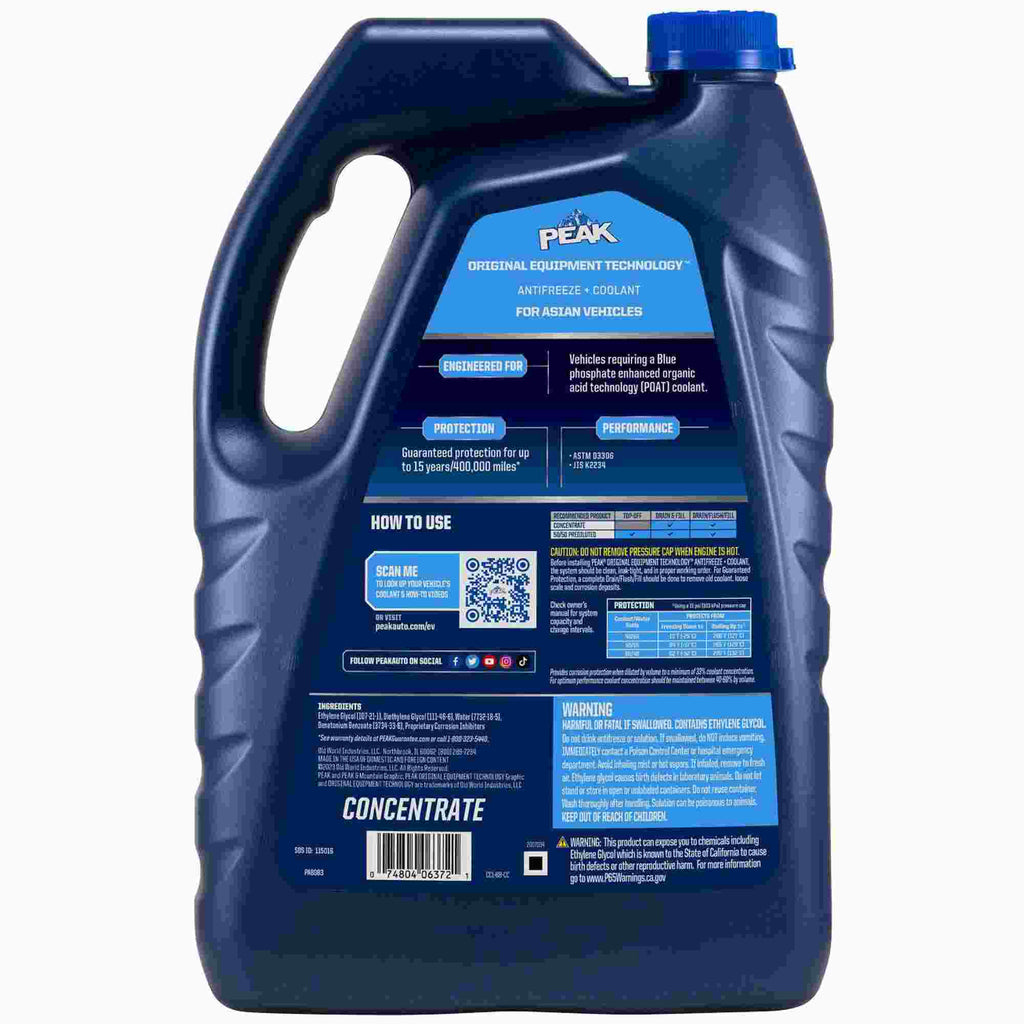 Nissan Leaf Drive Motor Coolant Extended Life Blue Concentrate, 1 Gallon