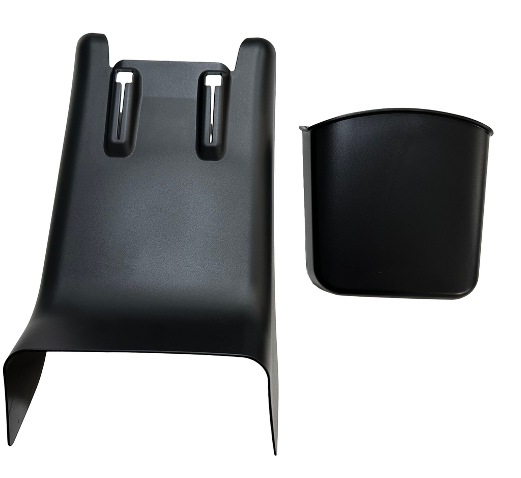 Tesla Model 3, Y Rear Center Console Kick Guard W/ Storage Box, Highland, Juniper