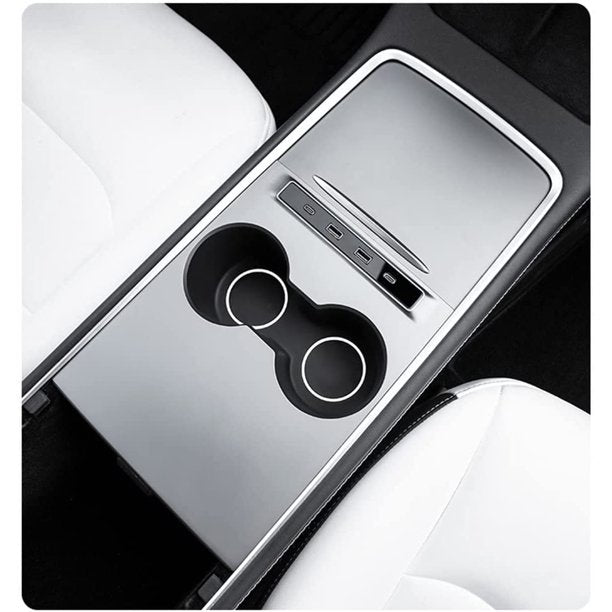 Tesla Model 3, Y Center Console USB Charging Cover, 2021-2023