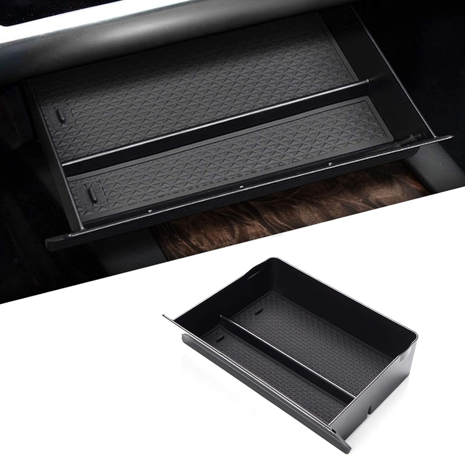 Tesla Model S, X Cubby Center Console Organizer Storage Box Drawer Tray, 2012-2021