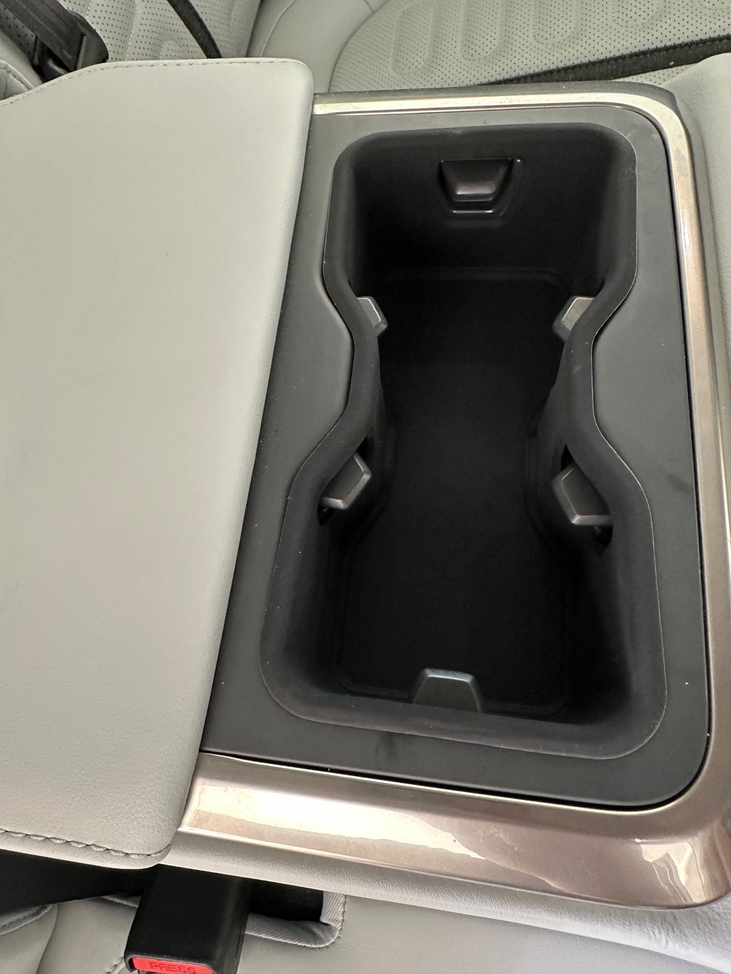 Rear Seat 2nd Row Cup Holder Silicone Insert for Rivian R1T, R1S