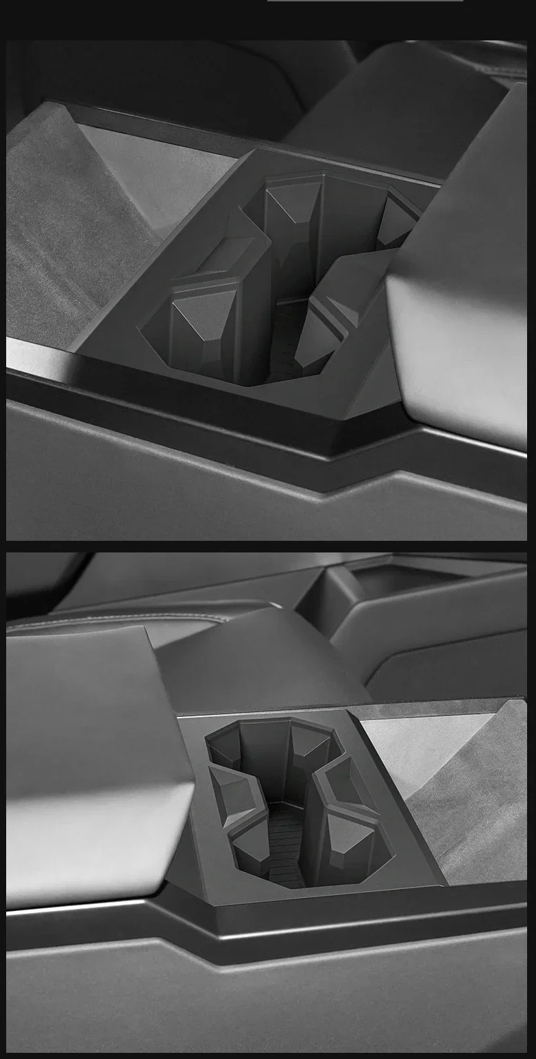 Tesla Cybertruck Silicone Cup Holder Insert, 2023-2025