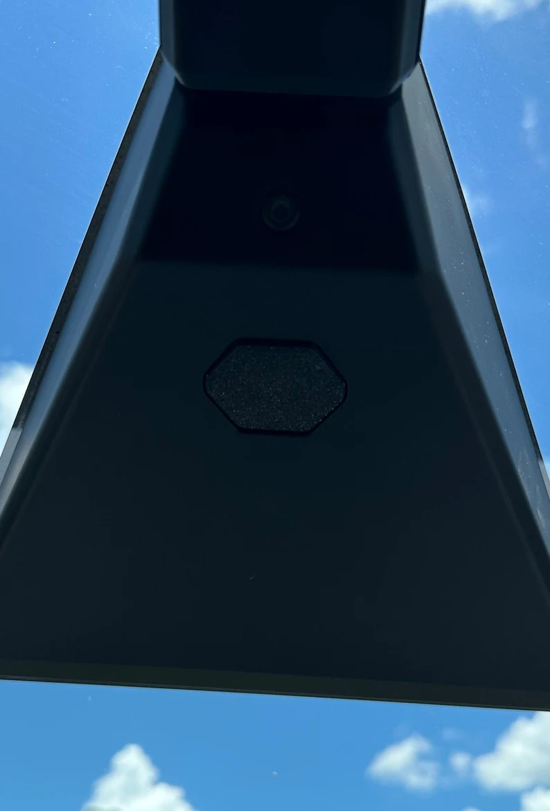 Tesla Cybertruck Inside Mirror Delete Cover Cap